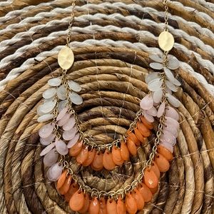 3/$18 NWOT 2-Layer Teardrop Necklace - New - Lot #622